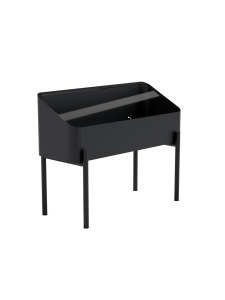 Eva Solo Outdoor - Simply Grow taimilaatikko kannella - MUSTA | Stockmann