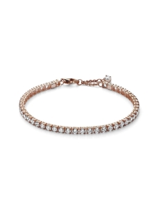 Pandora - Säihkyvä tennisrannekoru Ruusukullattu / Sparkling Tennis Bracelet Rose Gold 581469C01 | Stockmann