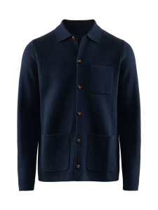Berkeley - Altino Knitted Overshirt -neuletakki - NAVY | Stockmann