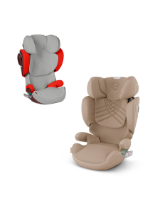 CYBEX - Cybex Solution T i-Fix turvavyöistuin ja kesäpäällinen - PLUS COZY BEIGE | Stockmann