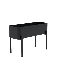 Eva Solo Outdoor - Simply Grow kasvilaatikko jalustall - MUSTA | Stockmann