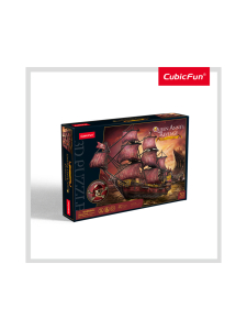 CUBIC FUN - CUBICFUN 3D-palapeli Queen Anne’s Reveng, punainen juhlapainos | Stockmann