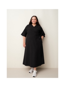 MAINIO - Ava seersucker kietaisumekko, Black - MUSTA | Stockmann