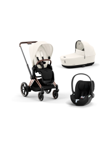 CYBEX - Cybex ePriam yhdistelmävaunut ja turvakaukalo (Rosegold) - PEACH PINK | Stockmann
