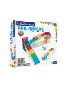 MAGNA-TILES - MAGNA-TILES magneettirakennussetti Rail Racers, 33 osaa | Stockmann
