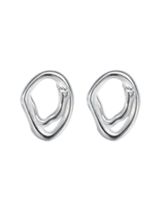 Kalevala - Männyt-nappikorvakorut hopea 261001100T | Stockmann