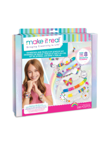 MAKE IT REAL - MAKE IT REAL Korujen valmistussetti Sateenkaaria ja helmiä MAKE IT REAL - MAKE IT REAL Korujen valmistussetti Sateenkaaria ja helmiä | Stockmann