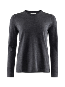 Berkeley - W's Wilton Merino Crew -villaneule - DARK GREY | Stockmann