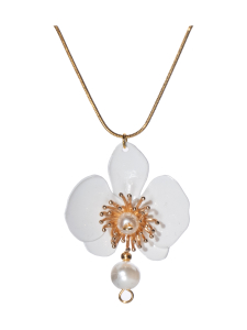 Upcycle with Jing - Valkoinen Butterfly Orchid Kaulakoru - VALKOINEN Upcycle with Jing - Valkoinen Butterfly Orchid Kaulakoru - VALKOINEN | Stockmann
