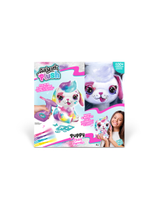 AIRBRUSH - AIRBRUSH PLUSH Pehmokoiranpentu ja kynäruisku, 26 cm | Stockmann