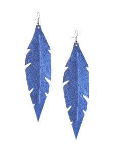 VIAMINNET - Feathers Grande -korvakorut - GLITTER SININEN | Stockmann