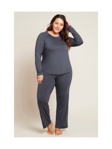 BOODY - Goodnight Raglan Sleep pitkähihainen yöpaita (vain ylä-osa) - STORM | Stockmann