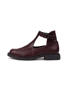 Pomar - KRASSI korkeat Mary Jane -kengät - PLUM NAPPA/BLACK SOLE | Stockmann