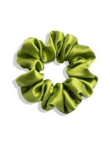 Upcycle with Jing - Mulberry Silk Scrunchie -hiusdonitsi - vihreä | Stockmann