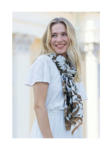 Lasessor - Fiori -lyocell huivi - NAVY | Stockmann