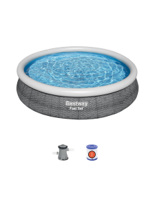 BESTWAY - BESTWAY Fast Set Gray Allassetti 3,66 m x 76 cm | Stockmann
