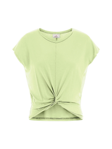 Deha - T-paita solmulla - VAALEANVIHREÄ | Stockmann