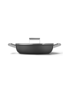 Smeg - Smeg haudutuspannu, musta 28cm | Stockmann