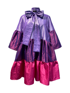 Miia Halmesmaa - Lush- mekko rusettikauluksella, raita - LILA PINKKI LAVENTELI Miia Halmesmaa - Lush- mekko rusettikauluksella, raita - LILA PINKKI LAVENTELI | Stockmann