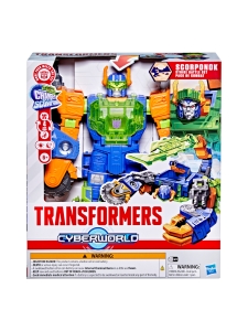 TRANSFORMERS - TRANSFORMERS Cyberworld hahmo Scorponok Strike Battle, 35 cm | Stockmann