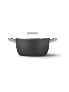 Smeg - Smeg kattila, musta 24cm | Stockmann