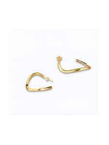 Lumoava - LU AARIA KORVAKORU RENGAS kullattu hopea L64240900000 | Stockmann