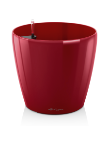 Lechuza - Classiko LS Punainen Altakasteluruukku pyörillä, ∅50cm, korkeus 47cm - PUNAINEN KIILTÄVÄPINTA | Stockmann