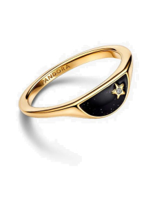 Pandora - Pandora ME emalisinetin puolikas -sormus 163325C01 | Stockmann