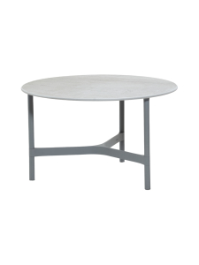 Cane-Line - Twist -sohvapöytä 70 halk x 42 cm - VAALEA HARMAA, FOSSIL GREY KUVIOITU HARMAA | Stockmann