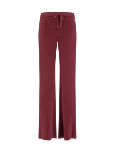 Deha - Leveät velourhousut - BURGUNDI | Stockmann