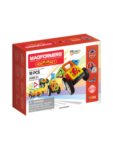 MAGFORMERS - MAGFORMERS Magneettinen rakennussarja Wow plus, 18 osaa | Stockmann