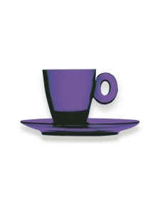 Mepra - Policarbonato-espressokuppi ja aluslautanen - AMETHYST | Stockmann