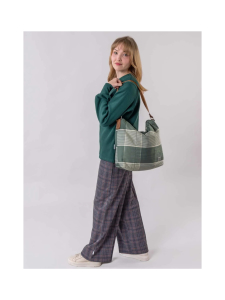 Globe Hope - SADE – vihreä tikattu laukku - VIHREÄ RUUDULLINEN | Stockmann