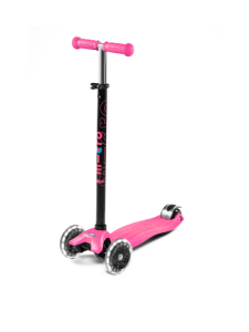 MICRO - MICRO Potkulauta Maxi Plus LED-valoilla, pinkki | Stockmann