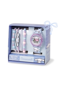 HELLO KITTY - HELLO KITTY digitaalinen kello silikonirannekkeella ja rannekorusetti Cinnamoroll | Stockmann