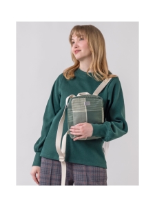 Globe Hope - TAIGA Pikkureppu – vihreä tikattu kangas - VIHREÄ RUUDULLINEN Globe Hope - TAIGA Pikkureppu – vihreä tikattu kangas - VIHREÄ RUUDULLINEN | Stockmann