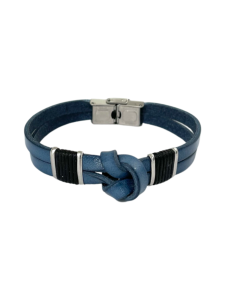 DFJ Collections - Brace leather big knot blue - SININEN DFJ Collections - Brace leather big knot blue - SININEN | Stockmann