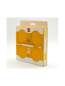 IQ LEGO - LEGO Lukittava päiväkirja ja geelikynä, keltainen | Stockmann