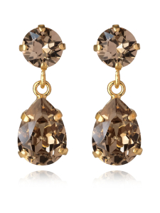 Caroline Svedbom Jewelry - MINI DROP EARRINGS GOLD - GREIGE | Stockmann