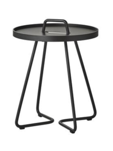 Cane-Line - On-the-move sivupöytä - MUSTA | Stockmann