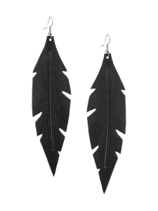 VIAMINNET - Feathers Grande -korvakorut - MUSTA | Stockmann