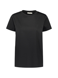 Voglia - KATRINA Luomupuuvillainen t-paita - MUSTA | Stockmann