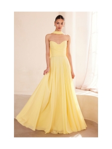 Ladivine - T703 juhlamekko - LIGHT YELLOW | Stockmann