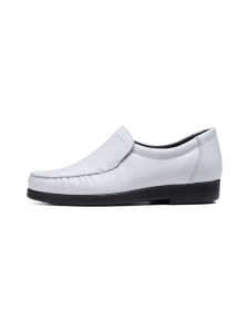 Pomar - TOPI Miesten mokkasiinit - WHT.NAPPA/BLK.SOLE | Stockmann