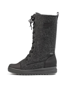Pomar - JÄÄTIKKÖ Naisten GORE-TEX huopasaapikas - GRANIT FELT/BLACK WAXY | Stockmann