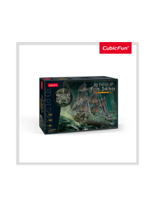 CUBIC FUN - CUBICFUN 3D-palapeli Lentävä hollantilainen, valolla | Stockmann