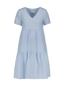 Nakoa - Pellava Kerrosmekko, Sky Blue - VAALEANSININEN | Stockmann