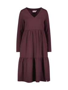 Nakoa - Amélie Dress kerrosmekko, Burgundy - BURGUNDY | Stockmann