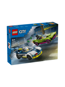 LEGO CITY - LEGO City Poliisiauto ja muskeliauton takaa-ajo 60415 | Stockmann