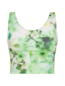 Deha - Kuvioitu lyhyt toppi - VIHREÄ | Stockmann